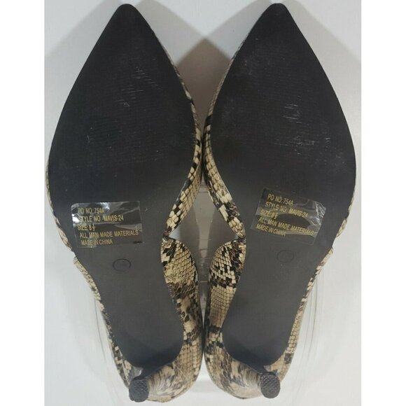 Breckelle's ~Woman Size 8.5M~ Animal Print High Heel Stiletto Shoes. - Picture 12 of 12